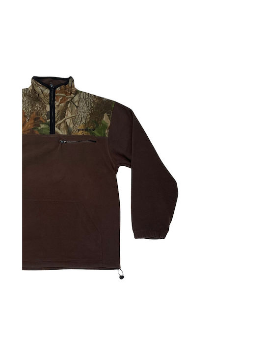 Winchester Strickpullover Hund in Braun Farbe