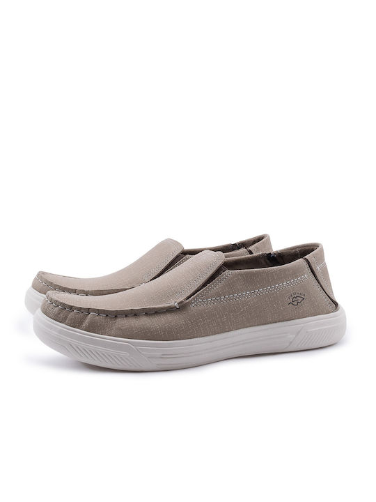 Pegada Leder Herren Slip-Ons Beige