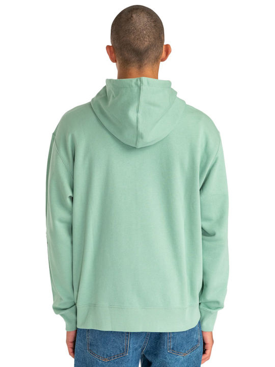 RVCA Skull Men's Sweatshirt with Hood Ghz Green