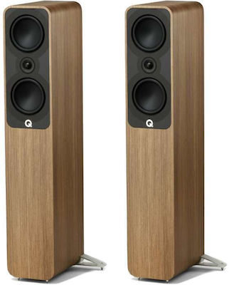 Q-Acoustics 5040 Pair of Hi-Fi Speakers Floor Holm Oak