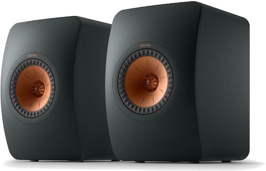 Kef Ζεύγος Ηχείων Hi-Fi Δαπέδου LS 50 Wireless ΙΙ Meta 760W 2 Δρόμων Μαύρα