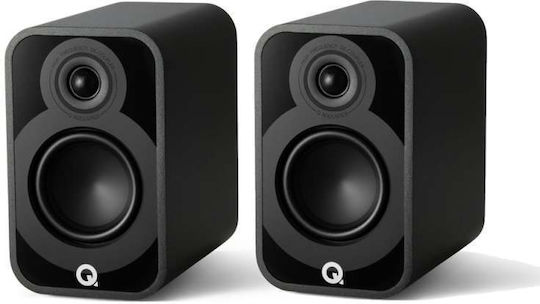 Q-Acoustics 5010 Двойка Hi-Fi Говорители Bookself 90W Ш16xД26.3xВ26.4см. Черен / Бял