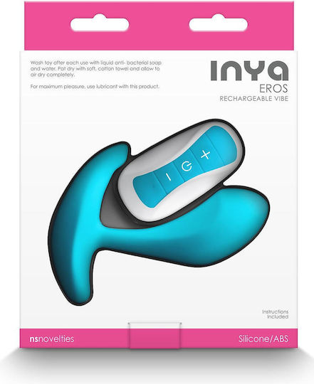 Ns Novelties Vibrator cu Telecomandă 11cm Albastru