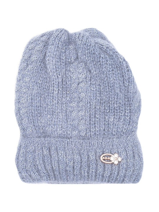 Beanie Unisex Σκούφος Πλεκτός σε Γκρι χρώμα