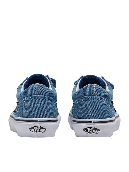 Uy Old Skool V Παιδικά Sneakers με Σκρατς Γαλάζια VN0A38HDNWD