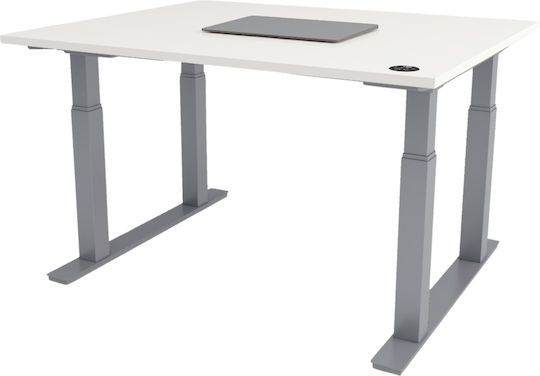 Action Desk Block - White 860-1400x700x700x625/1275mm