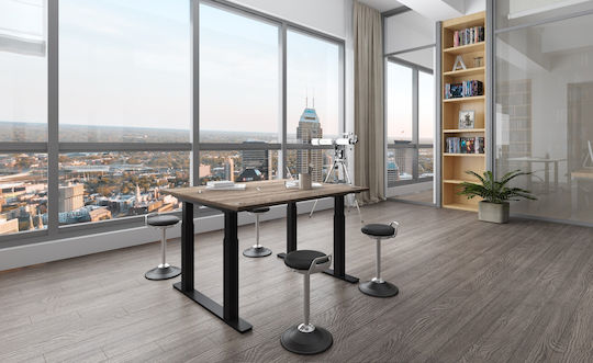 Action Desk Block - White 860-1400x700x700x625/1275mm