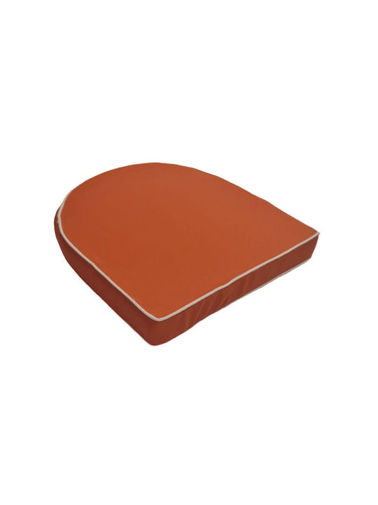 Be Comfy Αδιάβροχο Μαξιλάρι Καρέκλας Κήπου Πέταλο Orange 44x45εκ.