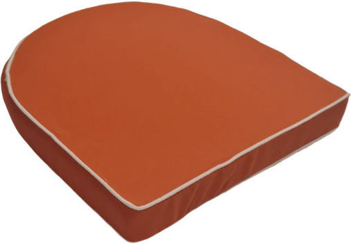 Be Comfy Waterproof Garden Chair Cushion Horseshoe Orange 44x45cm