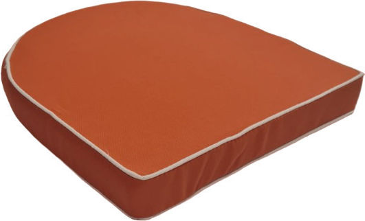 Be Comfy Waterproof Garden Chair Cushion Horseshoe Orange 44x45cm