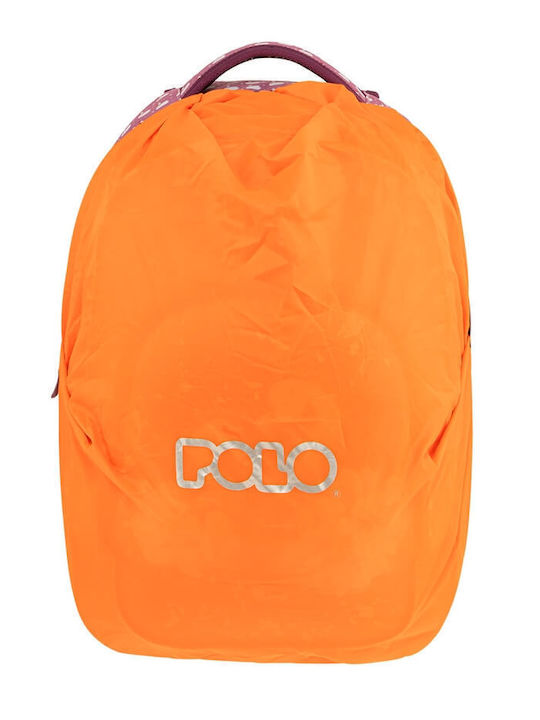 Polo Ace School Bag Backpack Junior High-High School Wolf with Water Bottle Holder 28Liters 2024