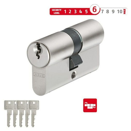 Abus Lock Cylinder Security 95mm (45-50) Silver