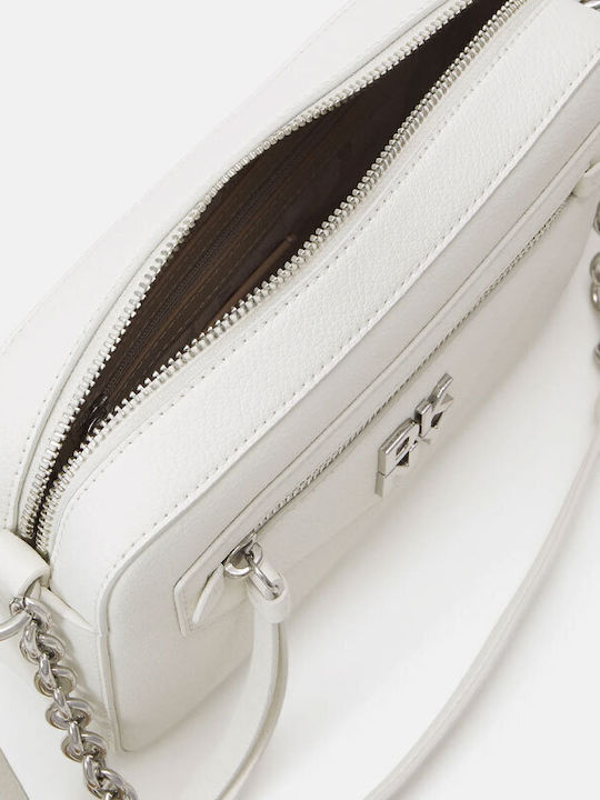 DKNY Leather Women's Bag Shoulder White
