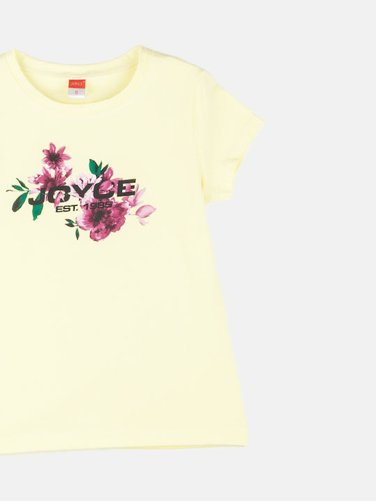 Joyce Kids Blouse Short Sleeve Yellow Spring Lover