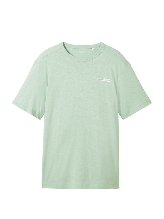 Tom Tailor Men's Short Sleeve T-shirt Mint