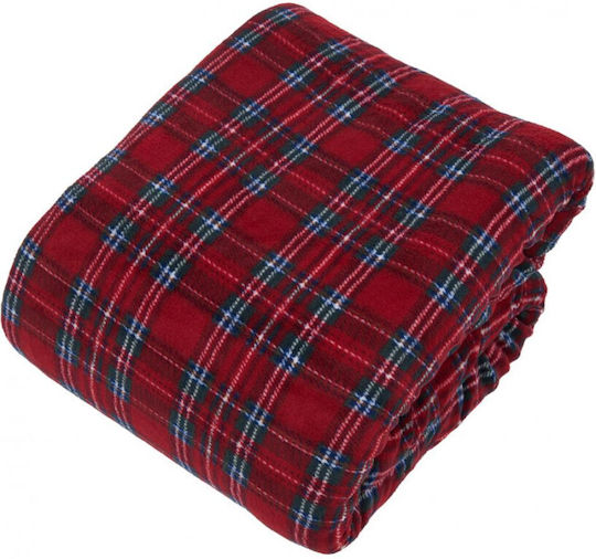 Heinner Pelzige Doppelbettdecke 200x220cm Rote