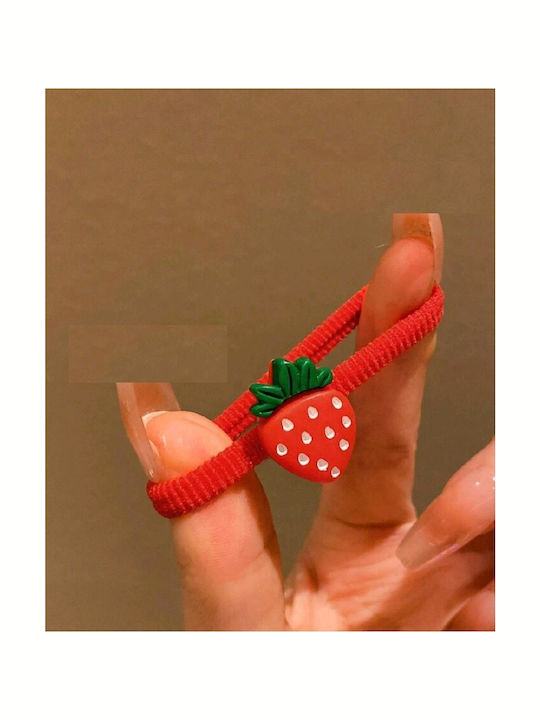 Set Kids Red Hair Ties 2 Pieces