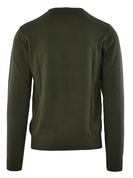 U.S. Polo Assn. Men's Long Sleeve Sweater Polo Green