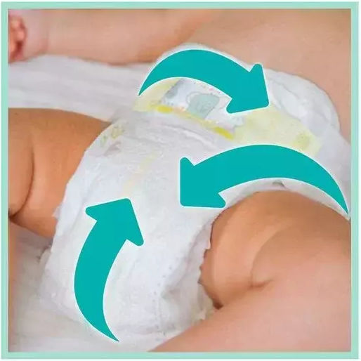 Pampers Πάνες με Αυτοκόλλητο Premium Care Monthly Pack No. 1 για 2-5kg 156τμχ