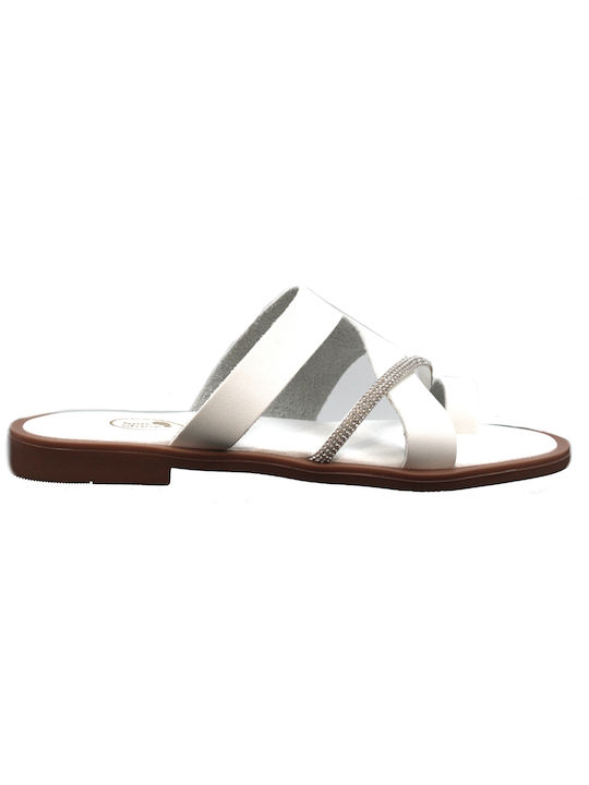 Sunshine Women's Flat Sandals Anatomic in White Color