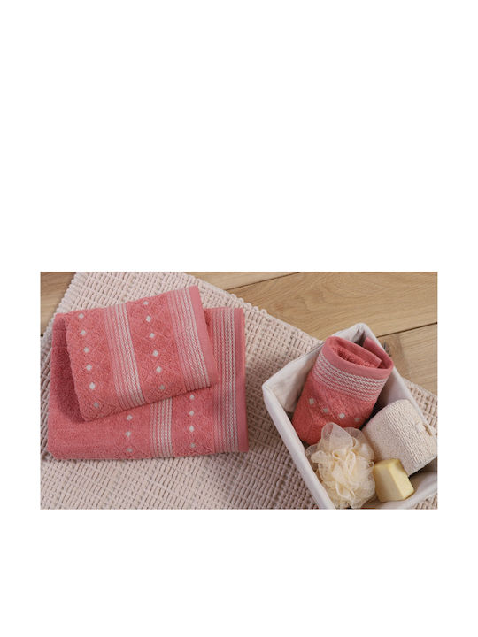 Nef-Nef Homeware Hand Towel Roman 30x50cm. Terra Weight 500gr/m²