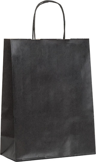 Paper Packaging Bags Black 26x12x35cm 250pcs