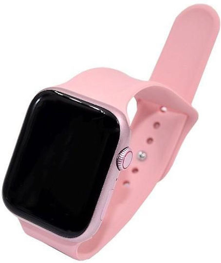 Borofone BD6 Smartwatch με Παλμογράφο (Ροζ)