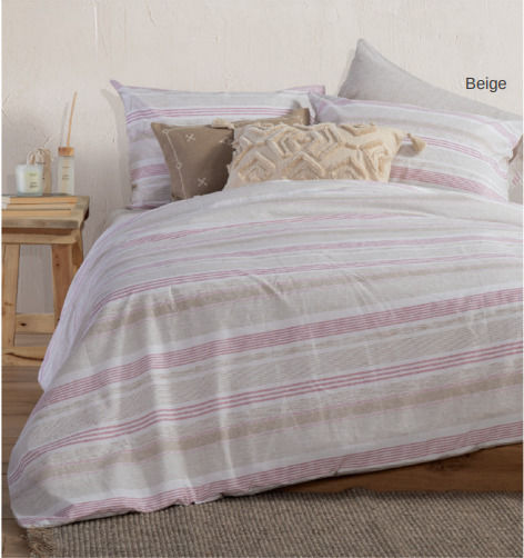 Nef-Nef Homeware Canfield Μαξιλαροθήκη Beige 52x72εκ.