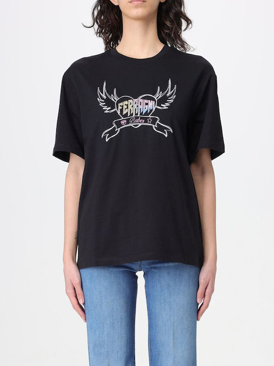 Chiara Ferragni Damen T-shirt Schwarz