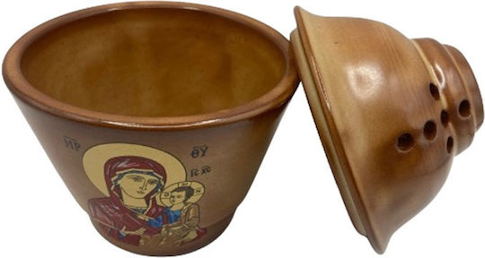 Tabletop Oil Lamp Ceramic 12x10x10εκ. POR-17202