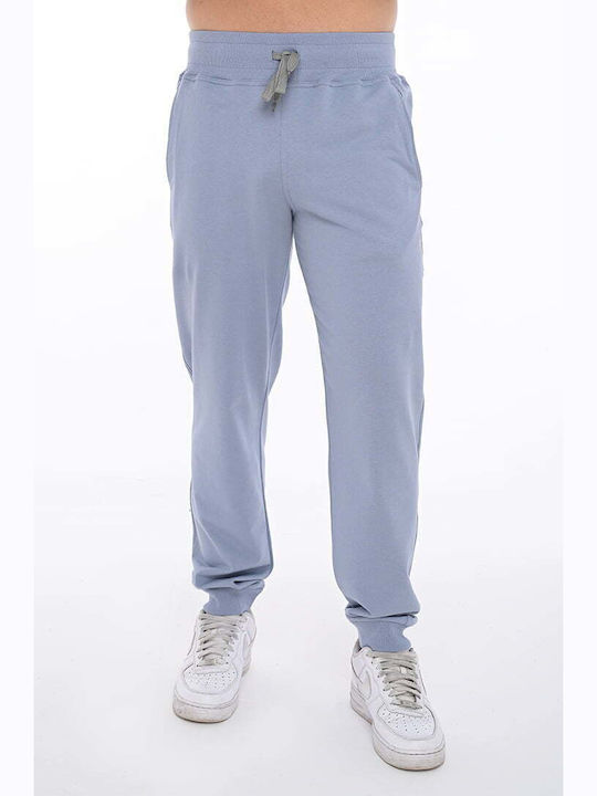 Sweatpants with Elastic Light Blue