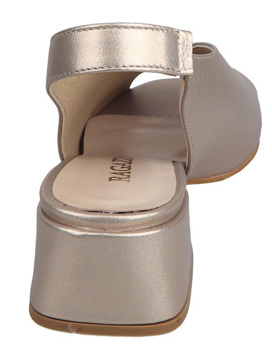 Leather Sandals Beige
