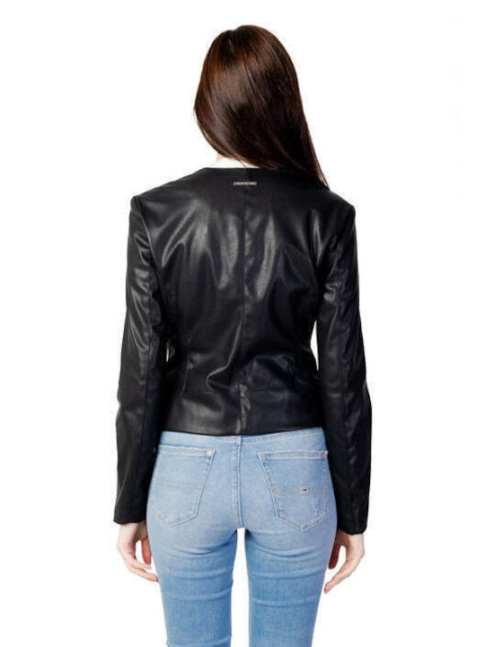 Armani Exchange Jachetă de femei Biker Jacket Negru