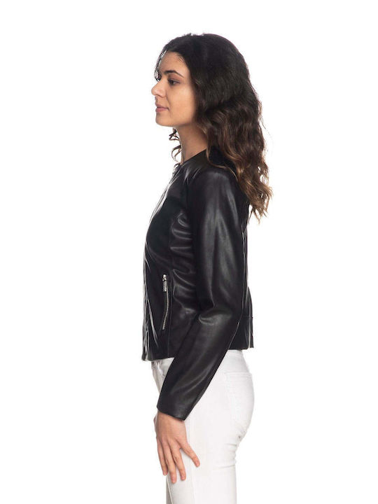 Γυναικείο Biker Jacket Μαύρο