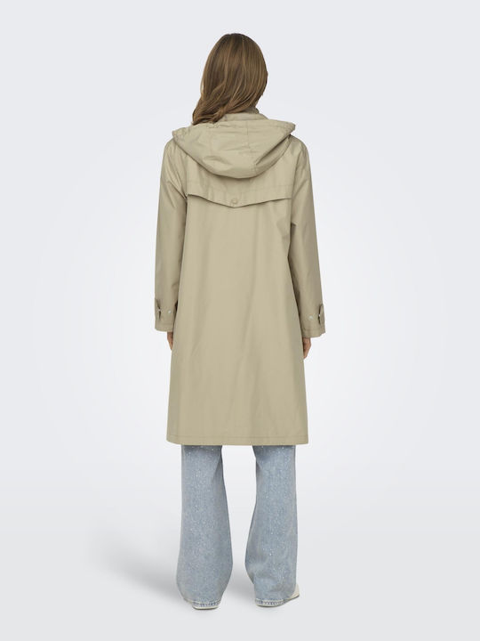 Only Beige Parka Jacket