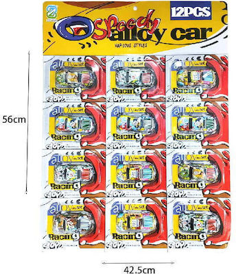 Car Set Speedy Alloy Racing Car 12τμχ