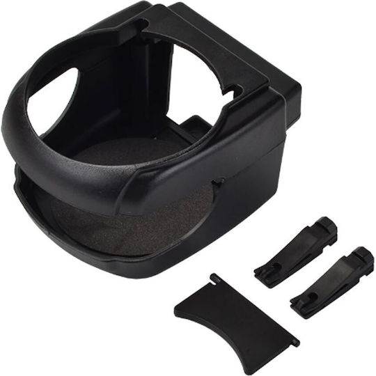 PerVoi Car Cup Holder 1 Position for AC Vents in Black Color