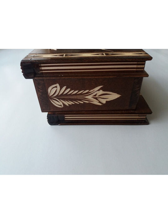 Magic Puzzle Box Cutie Decorativă Lemn 19x13x8.8cm