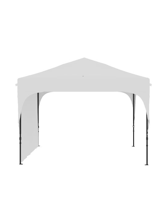 Outsunny Κιόσκι Κήπου Λευκό 3x3m
