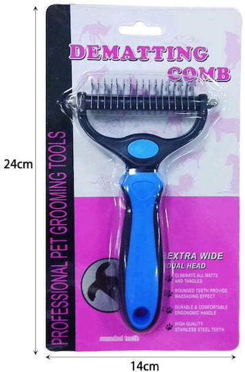 Comb Medium for Long-Haired Dogs for Coat Cleaning