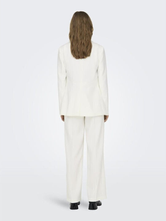Only Damen Blazer Weiß