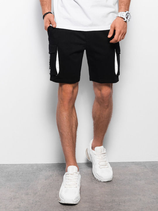 Ombre Men's Shorts Cargo Black OM-SRSK-0106