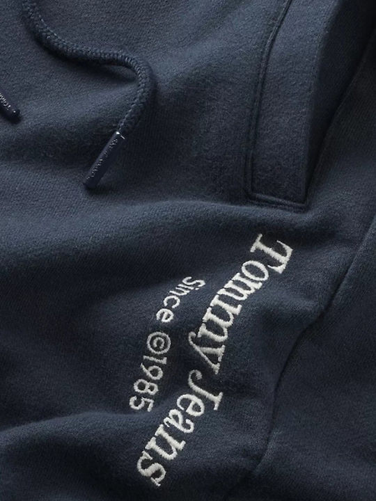 Sweatpants with Elastic Navy Blue