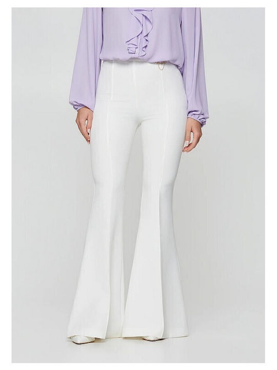 Women's Fabric Trousers White