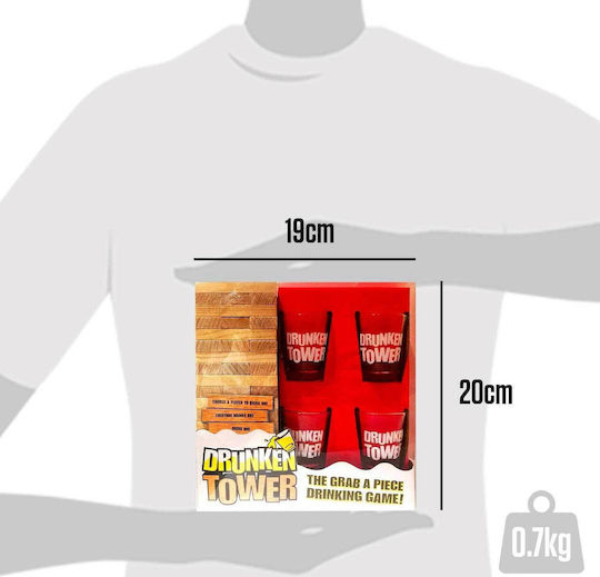 Drunken Tower Drinking Game from Wooden 1000-41600069