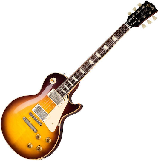 Gibson Custom 1958 Les Paul Standard Reissue Vos Elektrische Gitarre Einfacher Schnitt Bersten