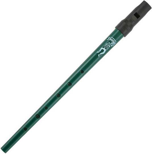 Clarke Tinwhistle Irlandezii Metalic Înregistrător Baroc Verde