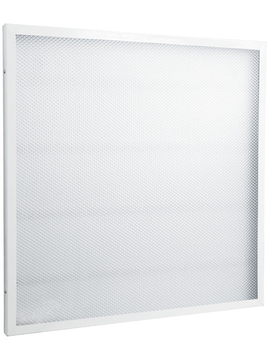 GloboStar Τετράγωνο Χωνευτό LED Panel 44W με Θερμό Λευκό Φως 2700K 60x60εκ.