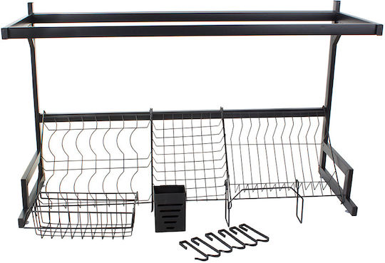 Scurgător De Chiuvetă Metalic Negru 85x31.5x52cm