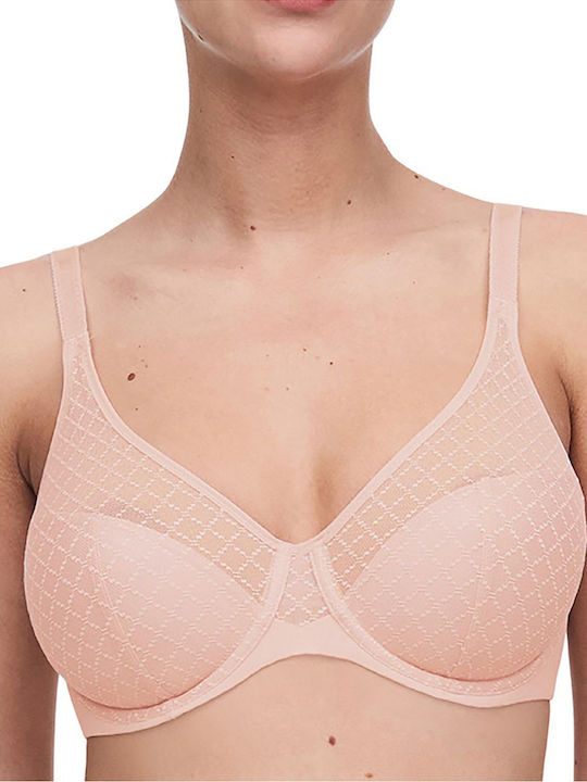 Chantelle Bra without Padding Underwire Pink